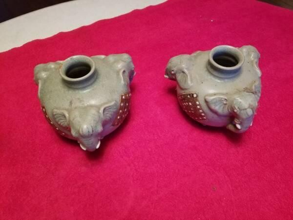 vintage-thai-celadon-erawan-elephant-vases-oriental-decor-big-7